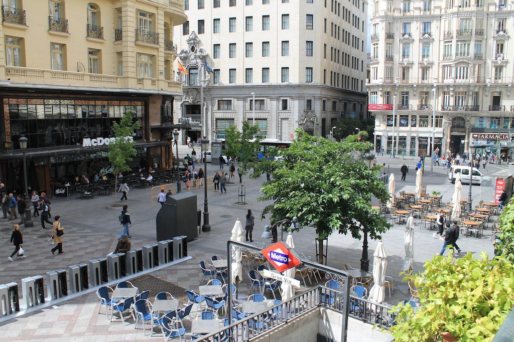 Gran Via Sol Apartamentos Madrid Kamer foto